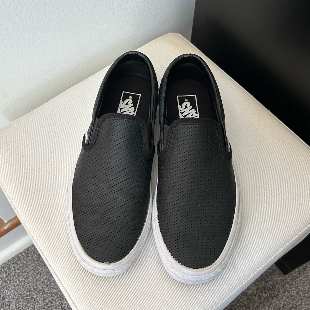 Vans Slip-On Perforated Leather Shoes - Picture 3 of 8